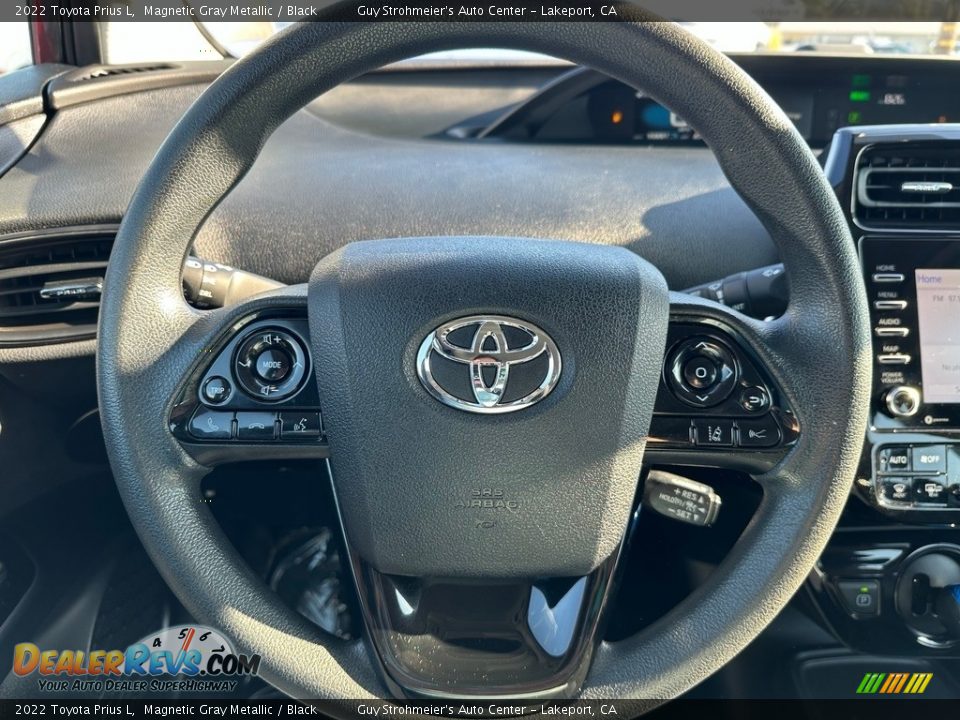 2022 Toyota Prius L Steering Wheel Photo #8