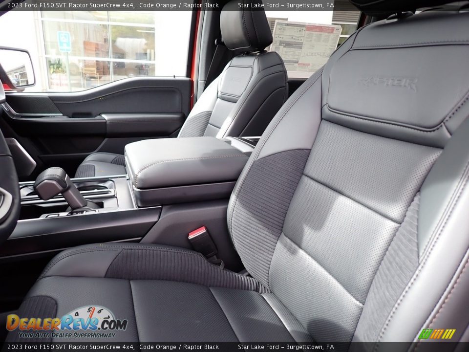 Front Seat of 2023 Ford F150 SVT Raptor SuperCrew 4x4 Photo #10