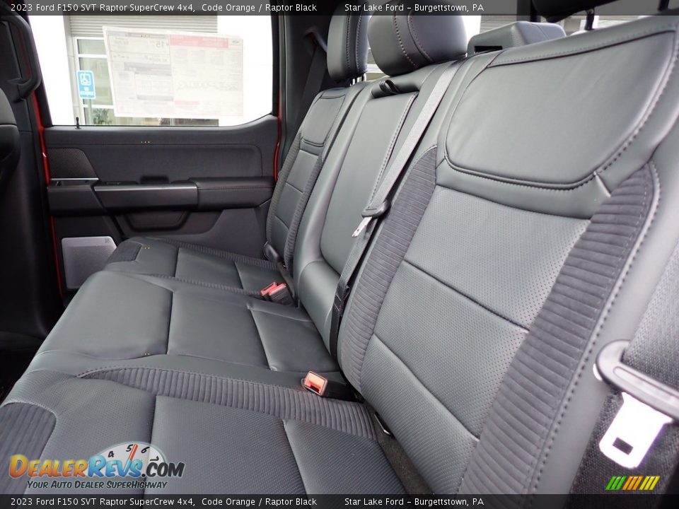 Rear Seat of 2023 Ford F150 SVT Raptor SuperCrew 4x4 Photo #11