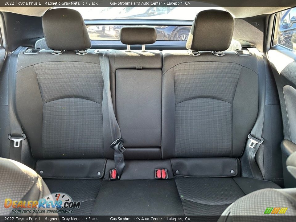 Rear Seat of 2022 Toyota Prius L Photo #14