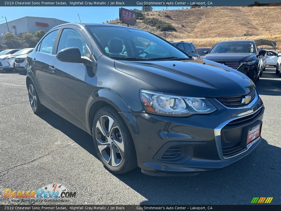 2019 Chevrolet Sonic Premier Sedan Nightfall Gray Metallic / Jet Black Photo #1