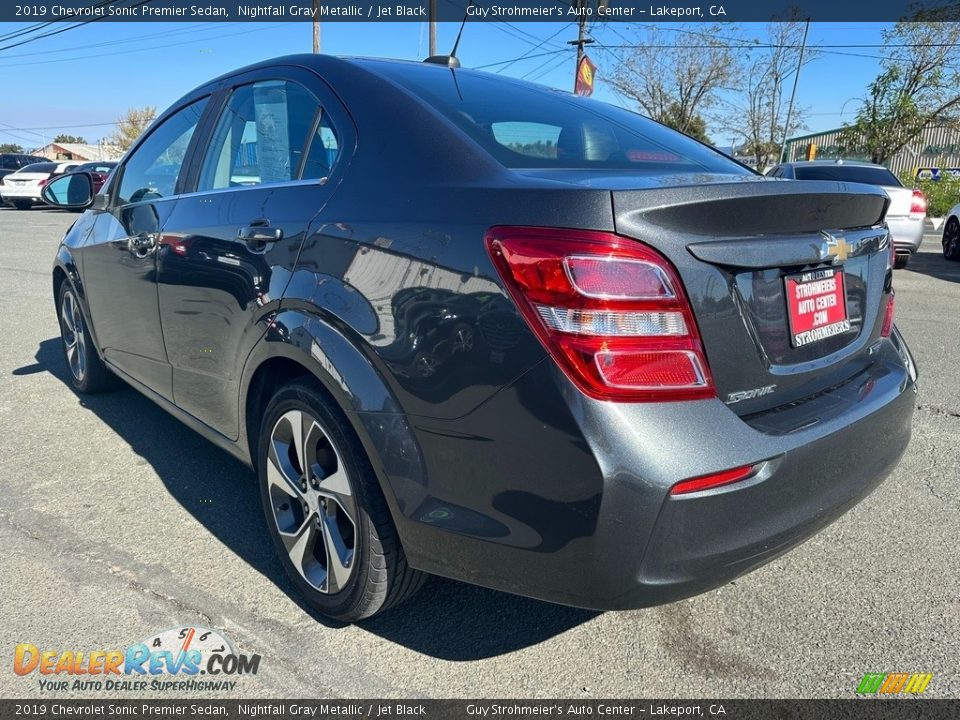 2019 Chevrolet Sonic Premier Sedan Nightfall Gray Metallic / Jet Black Photo #4