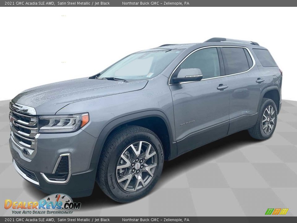 2021 GMC Acadia SLE AWD Satin Steel Metallic / Jet Black Photo #1