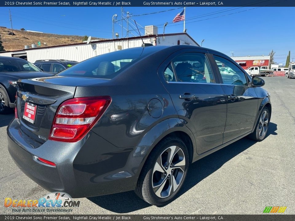 2019 Chevrolet Sonic Premier Sedan Nightfall Gray Metallic / Jet Black Photo #6