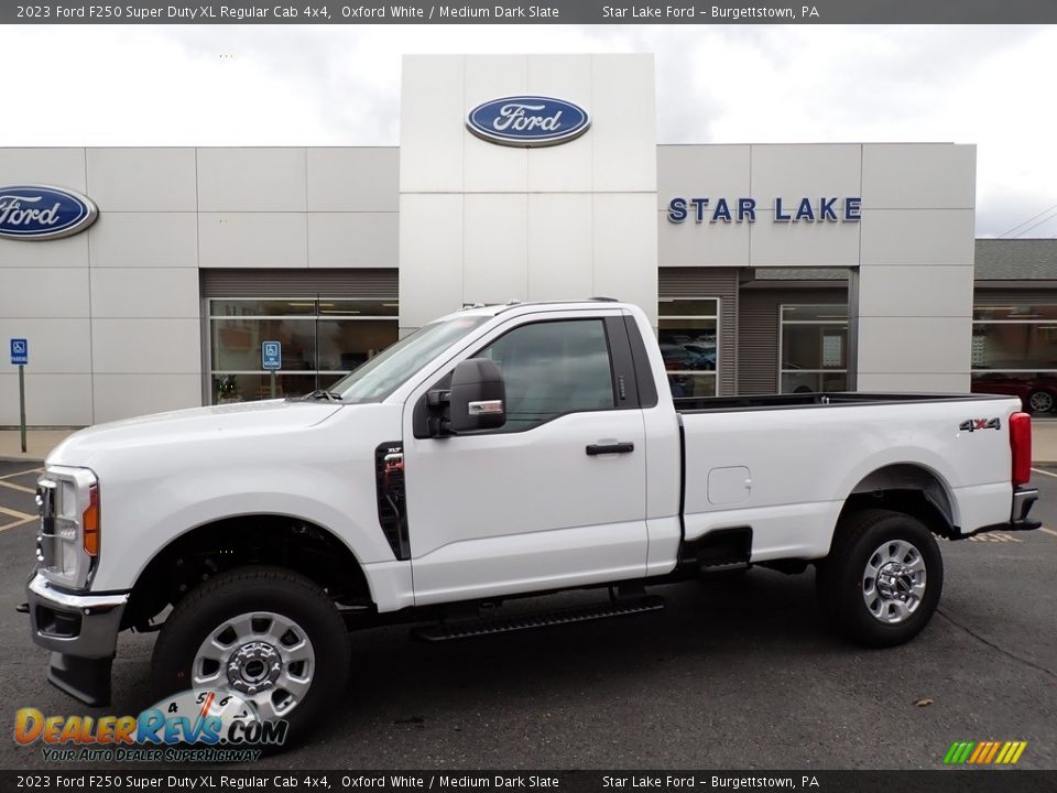 2023 Ford F250 Super Duty XL Regular Cab 4x4 Oxford White / Medium Dark Slate Photo #1