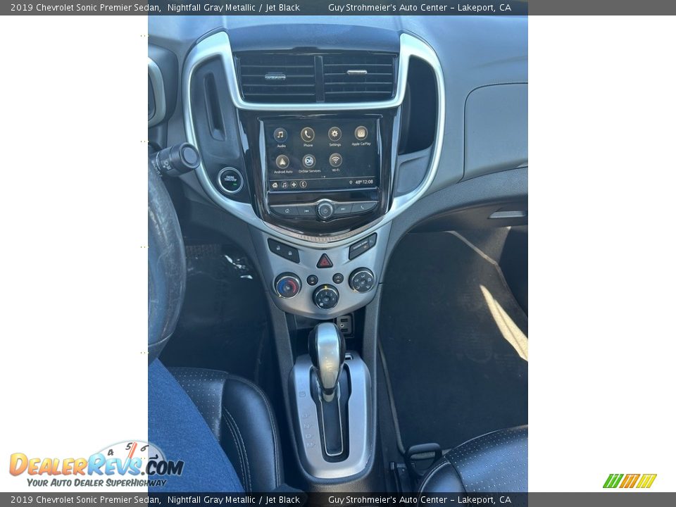 2019 Chevrolet Sonic Premier Sedan Nightfall Gray Metallic / Jet Black Photo #9