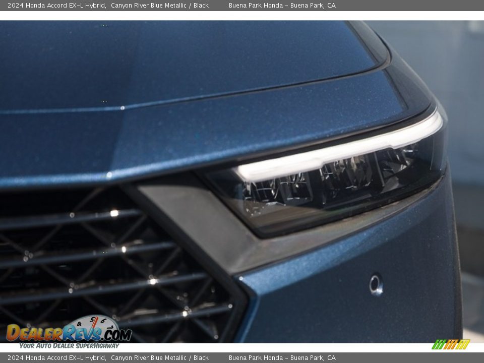 2024 Honda Accord EX-L Hybrid Canyon River Blue Metallic / Black Photo #5