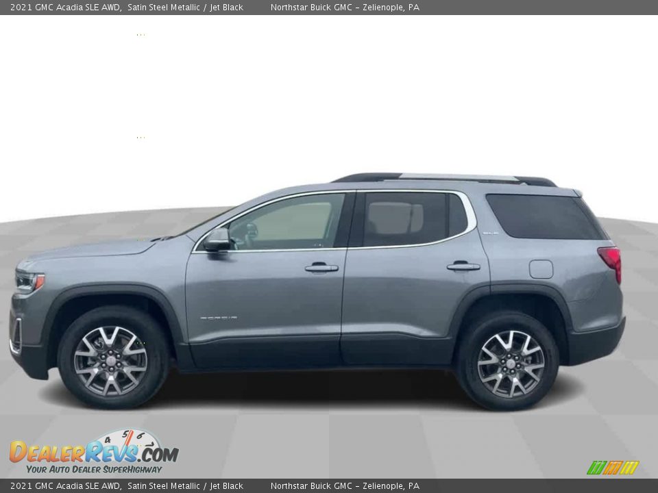 2021 GMC Acadia SLE AWD Satin Steel Metallic / Jet Black Photo #5