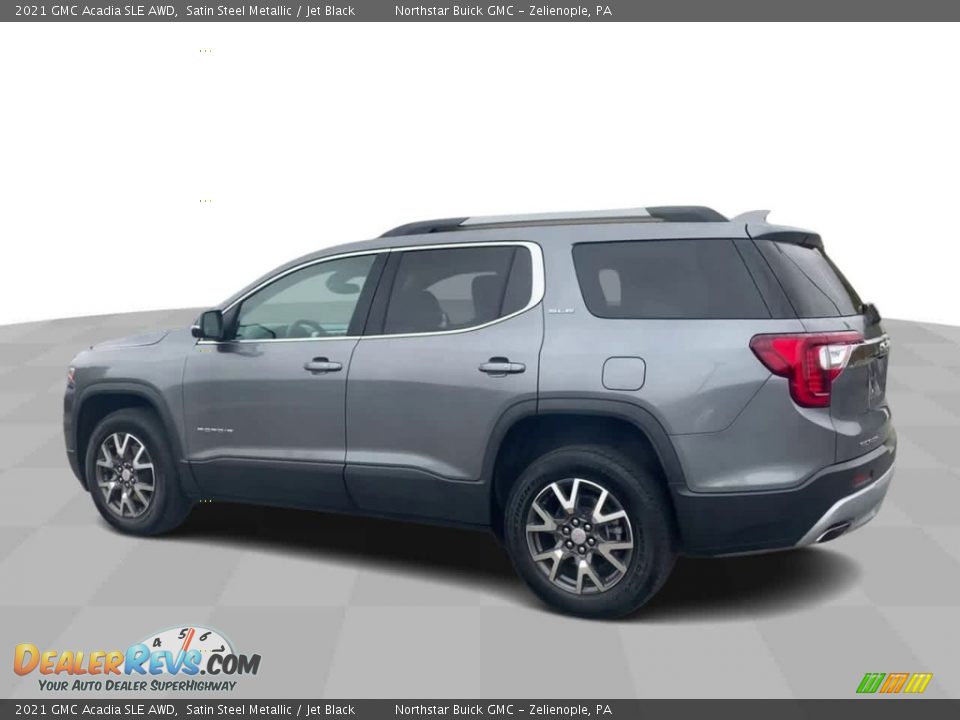 2021 GMC Acadia SLE AWD Satin Steel Metallic / Jet Black Photo #6