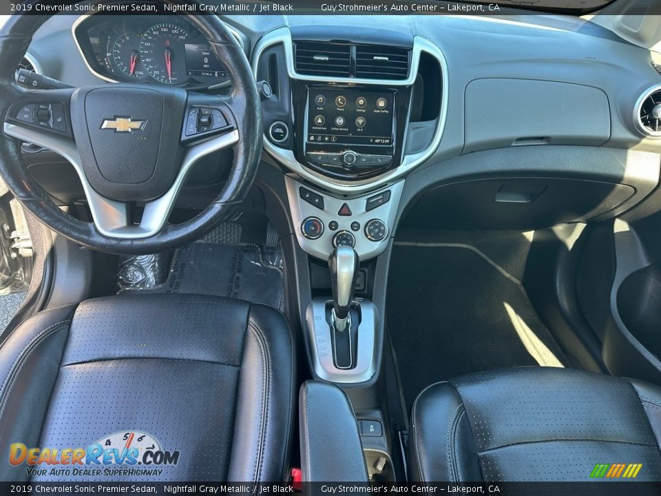 2019 Chevrolet Sonic Premier Sedan Nightfall Gray Metallic / Jet Black Photo #12