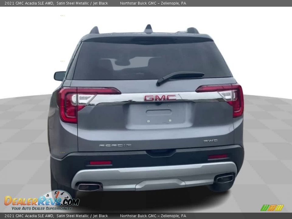 2021 GMC Acadia SLE AWD Satin Steel Metallic / Jet Black Photo #7