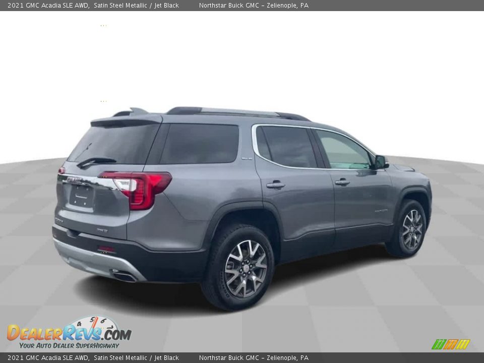 2021 GMC Acadia SLE AWD Satin Steel Metallic / Jet Black Photo #8