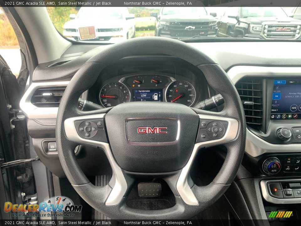 2021 GMC Acadia SLE AWD Steering Wheel Photo #10