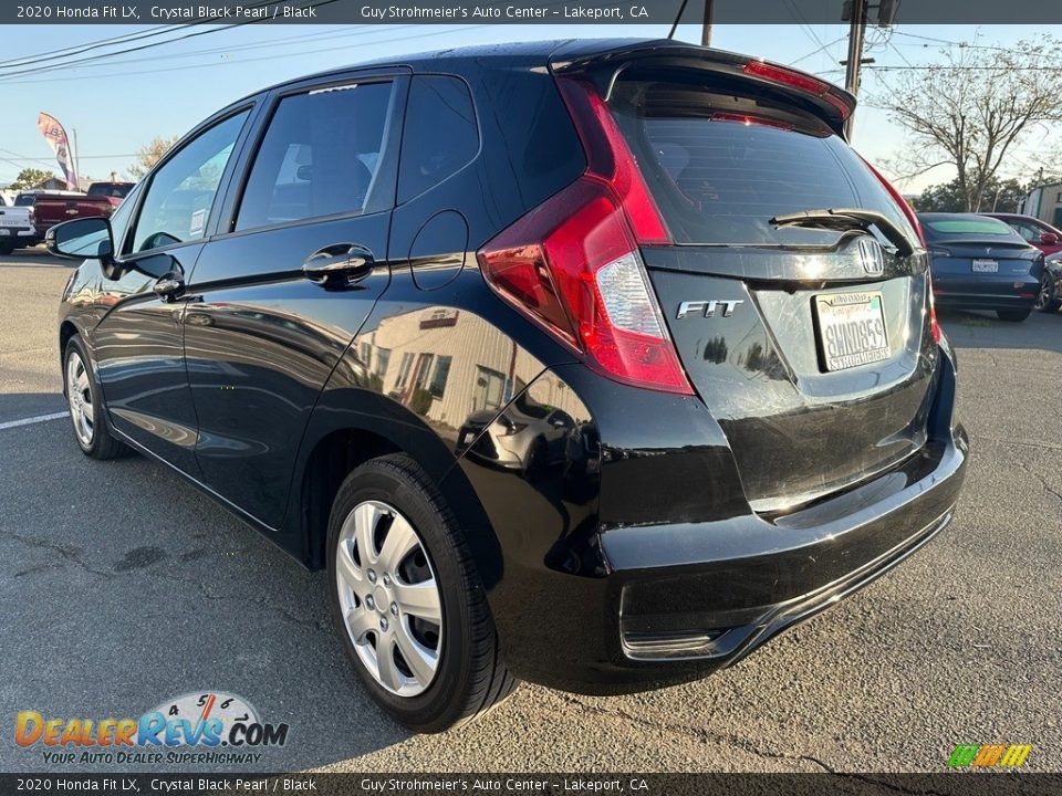 2020 Honda Fit LX Crystal Black Pearl / Black Photo #4