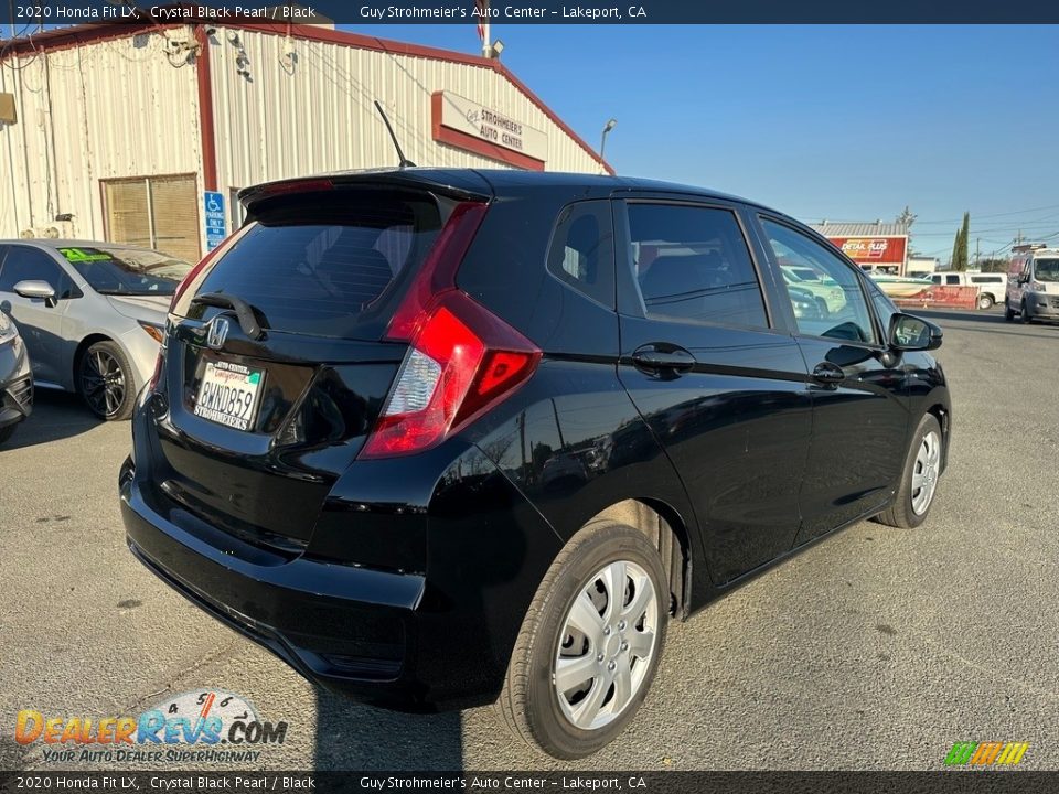 2020 Honda Fit LX Crystal Black Pearl / Black Photo #6