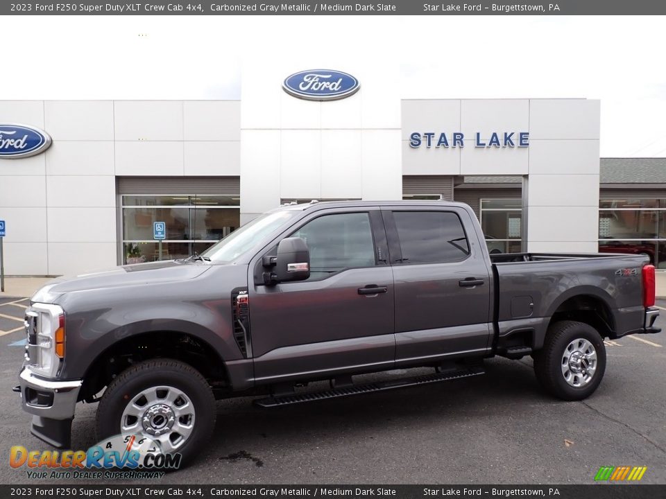 2023 Ford F250 Super Duty XLT Crew Cab 4x4 Carbonized Gray Metallic / Medium Dark Slate Photo #1