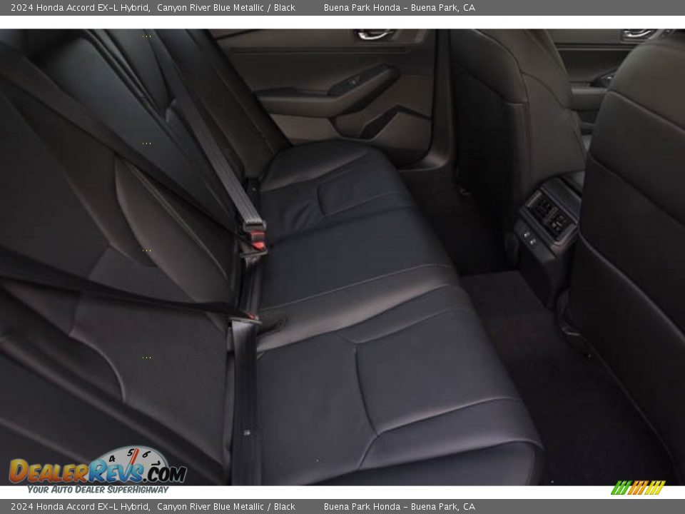 Rear Seat of 2024 Honda Accord EX-L Hybrid Photo #30