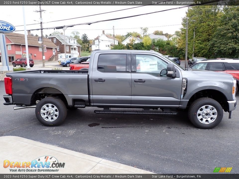 Carbonized Gray Metallic 2023 Ford F250 Super Duty XLT Crew Cab 4x4 Photo #7