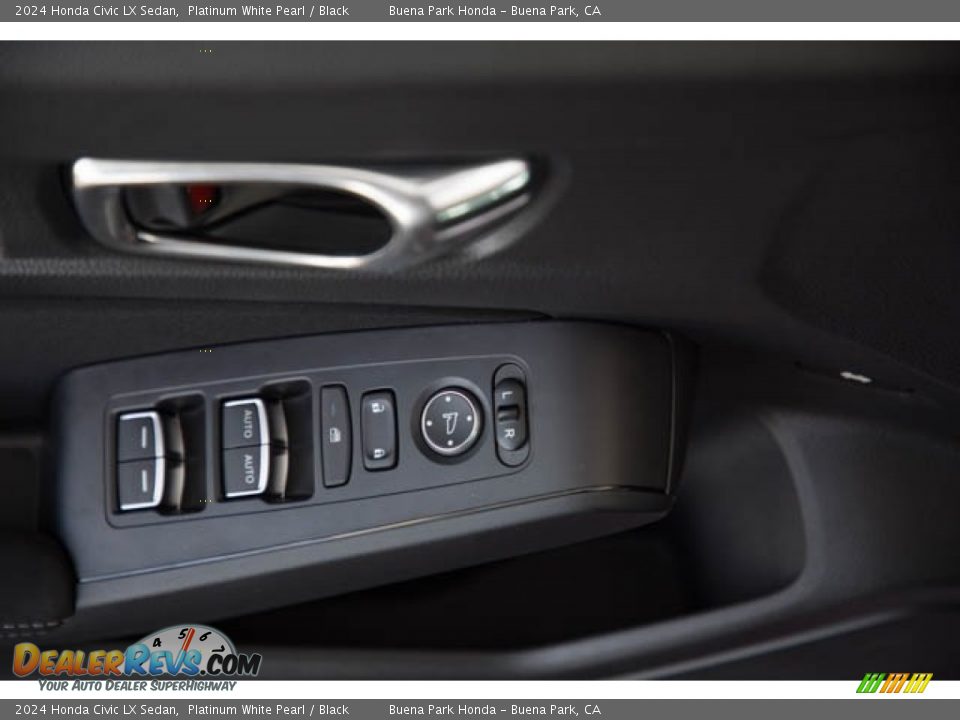 2024 Honda Civic LX Sedan Platinum White Pearl / Black Photo #33