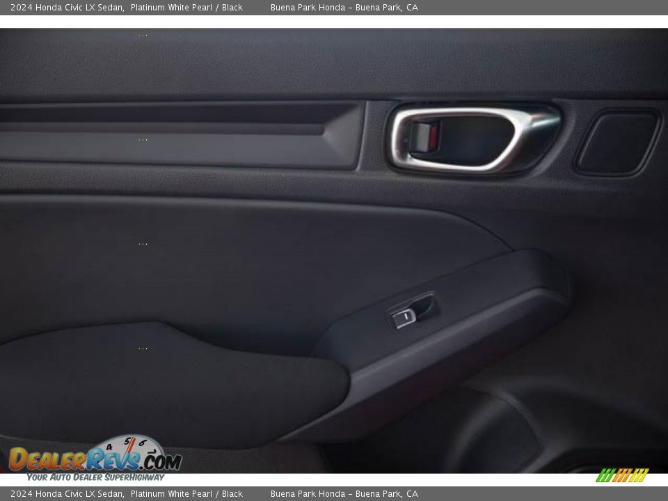 2024 Honda Civic LX Sedan Platinum White Pearl / Black Photo #34
