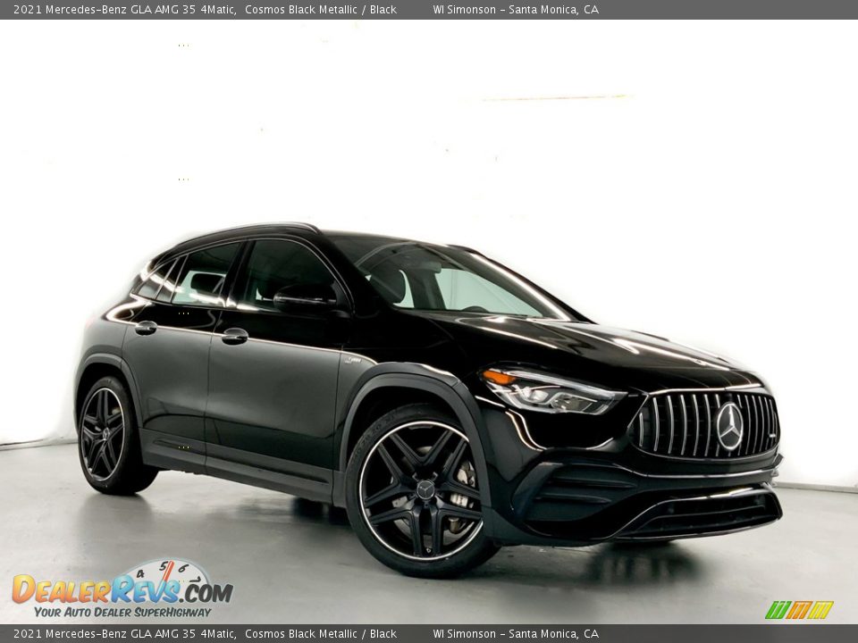 2021 Mercedes-Benz GLA AMG 35 4Matic Cosmos Black Metallic / Black Photo #2