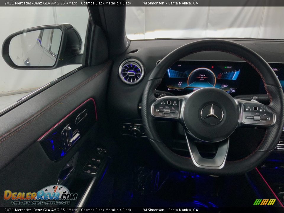 2021 Mercedes-Benz GLA AMG 35 4Matic Cosmos Black Metallic / Black Photo #24