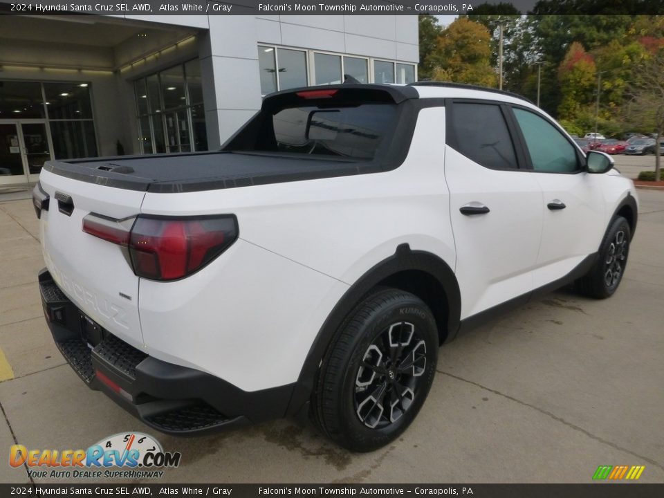 2024 Hyundai Santa Cruz SEL AWD Atlas White / Gray Photo #2