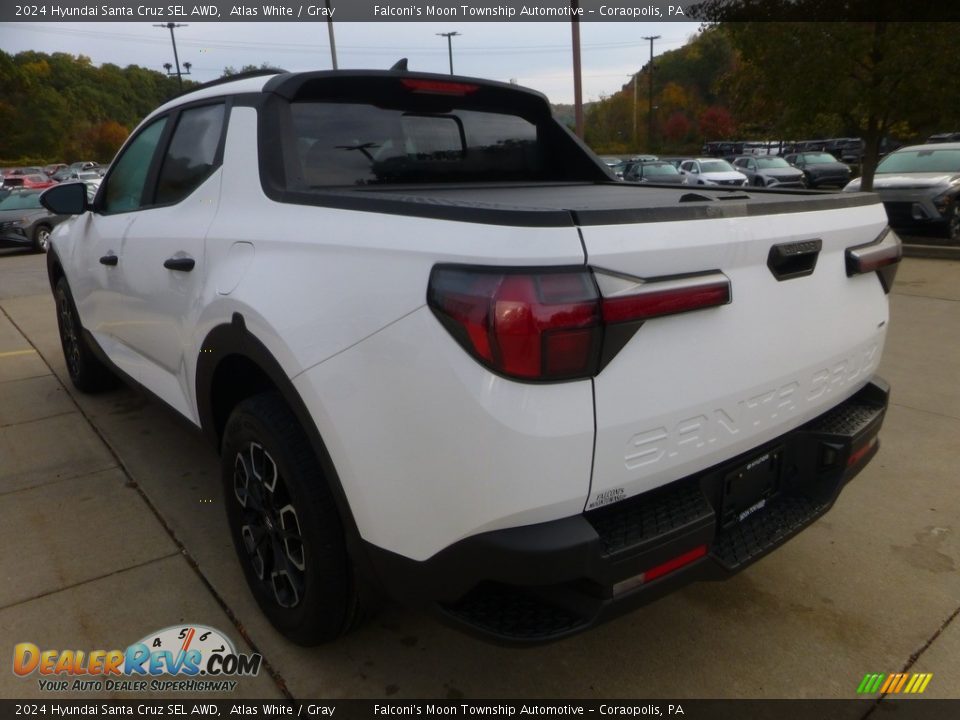 2024 Hyundai Santa Cruz SEL AWD Atlas White / Gray Photo #5