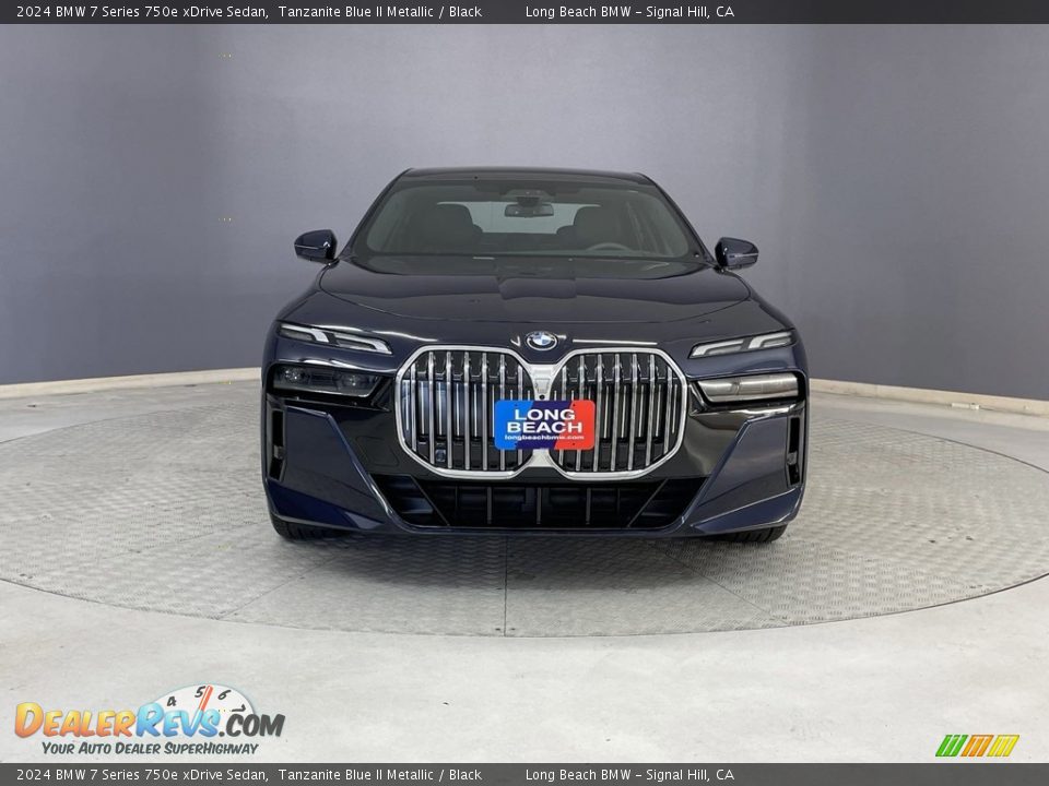 2024 BMW 7 Series 750e xDrive Sedan Tanzanite Blue II Metallic / Black Photo #2