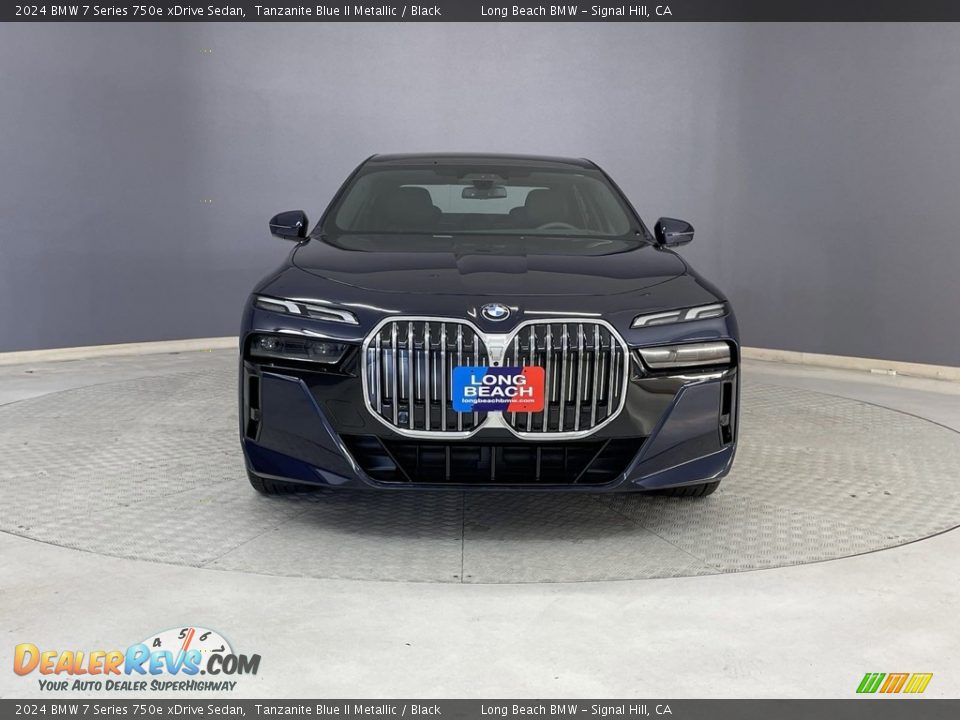 2024 BMW 7 Series 750e xDrive Sedan Tanzanite Blue II Metallic / Black Photo #2