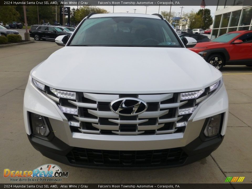 2024 Hyundai Santa Cruz SEL AWD Atlas White / Gray Photo #8