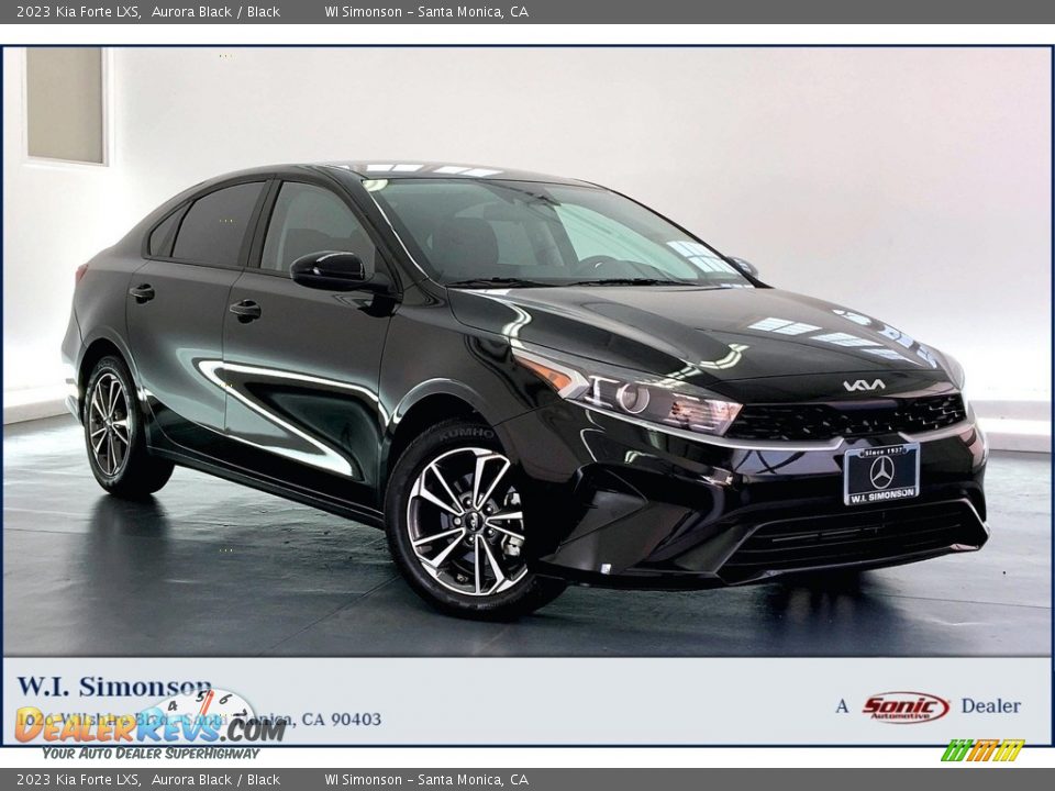 2023 Kia Forte LXS Aurora Black / Black Photo #1