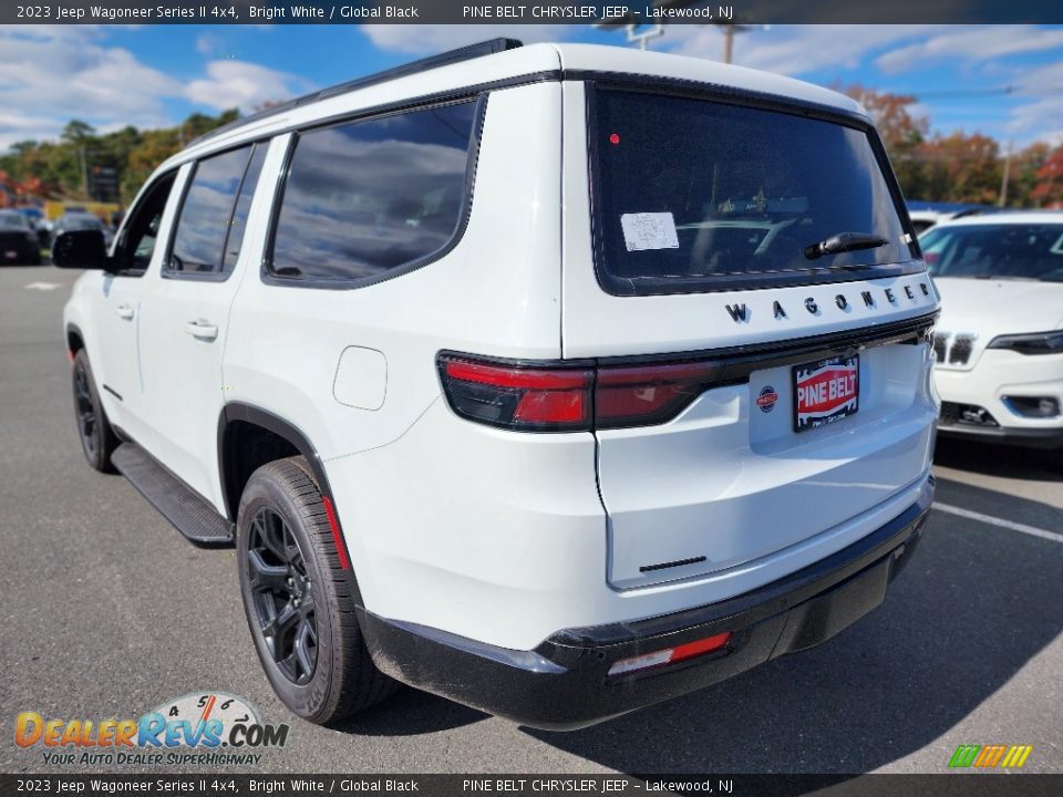 2023 Jeep Wagoneer Series II 4x4 Bright White / Global Black Photo #4