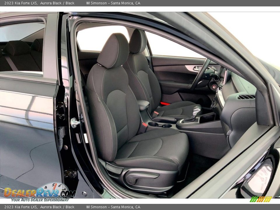 Black Interior - 2023 Kia Forte LXS Photo #6