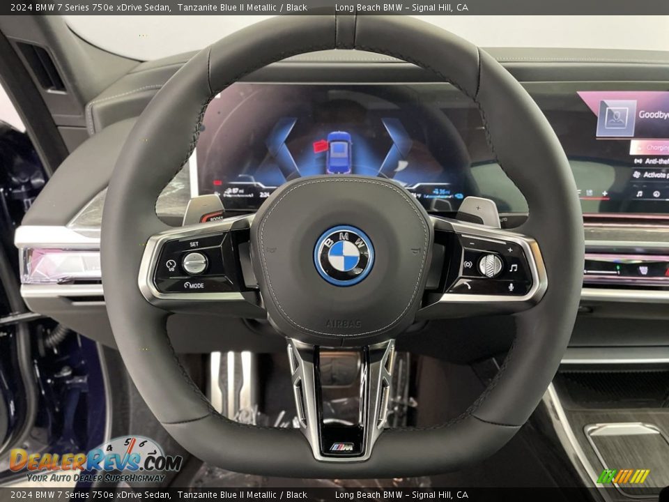 2024 BMW 7 Series 750e xDrive Sedan Steering Wheel Photo #14