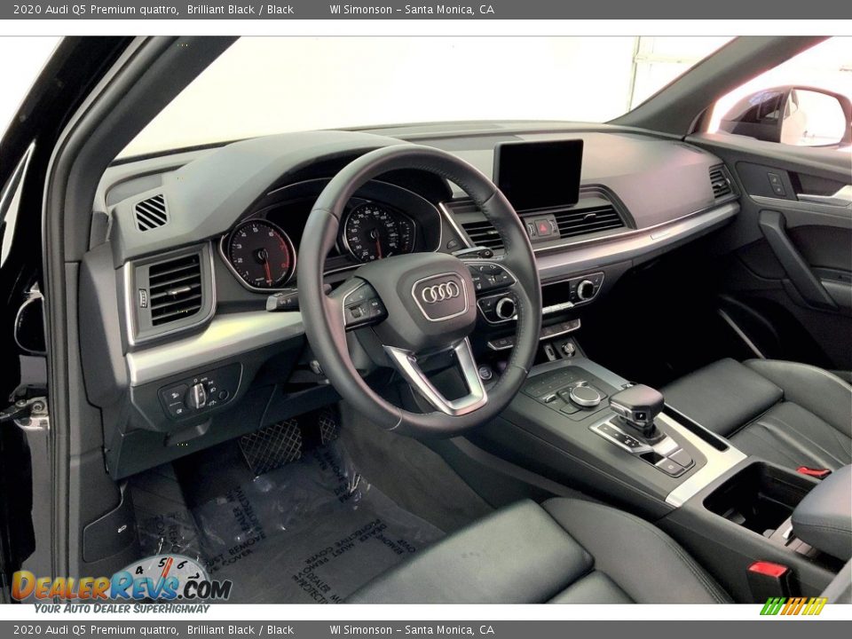Black Interior - 2020 Audi Q5 Premium quattro Photo #14