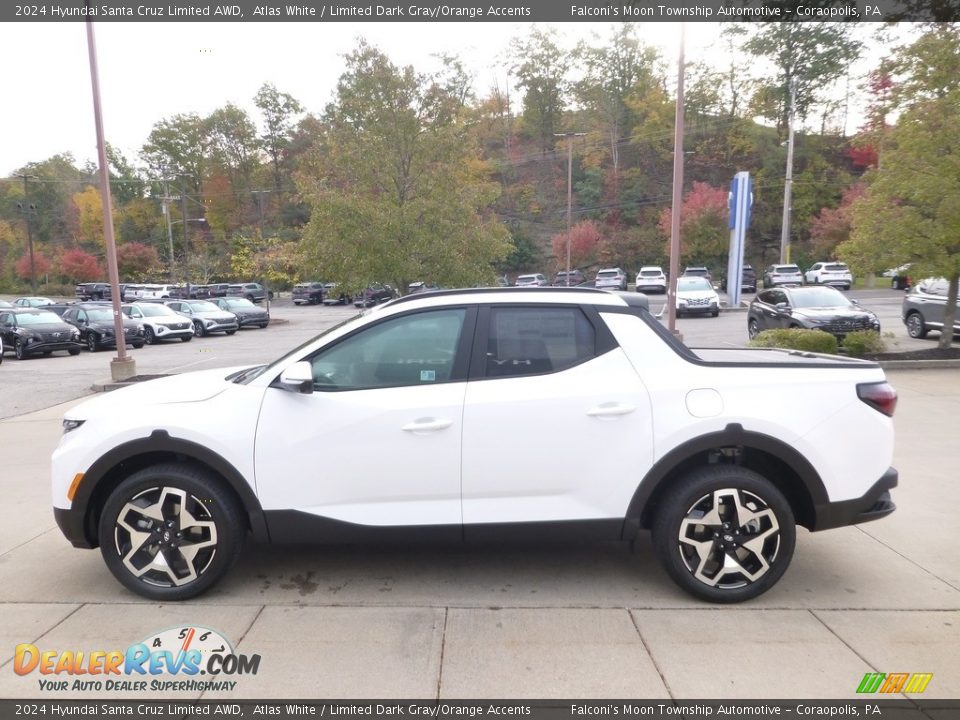 Atlas White 2024 Hyundai Santa Cruz Limited AWD Photo #6