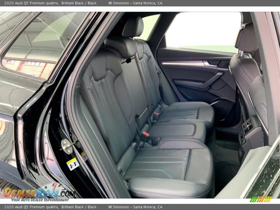 Rear Seat of 2020 Audi Q5 Premium quattro Photo #19