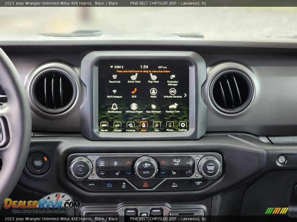 Controls of 2023 Jeep Wrangler Unlimited Willys 4XE Hybrid Photo #13