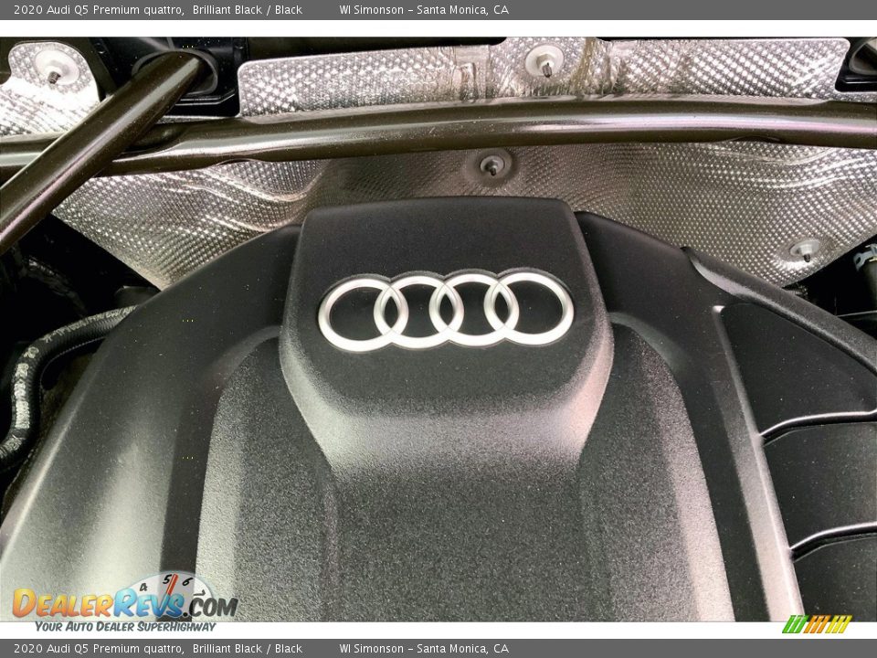 2020 Audi Q5 Premium quattro Brilliant Black / Black Photo #32