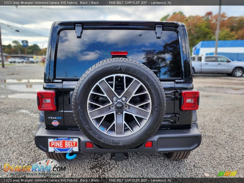 2023 Jeep Wrangler Unlimited Sahara 4XE Hybrid Black / Black Photo #6