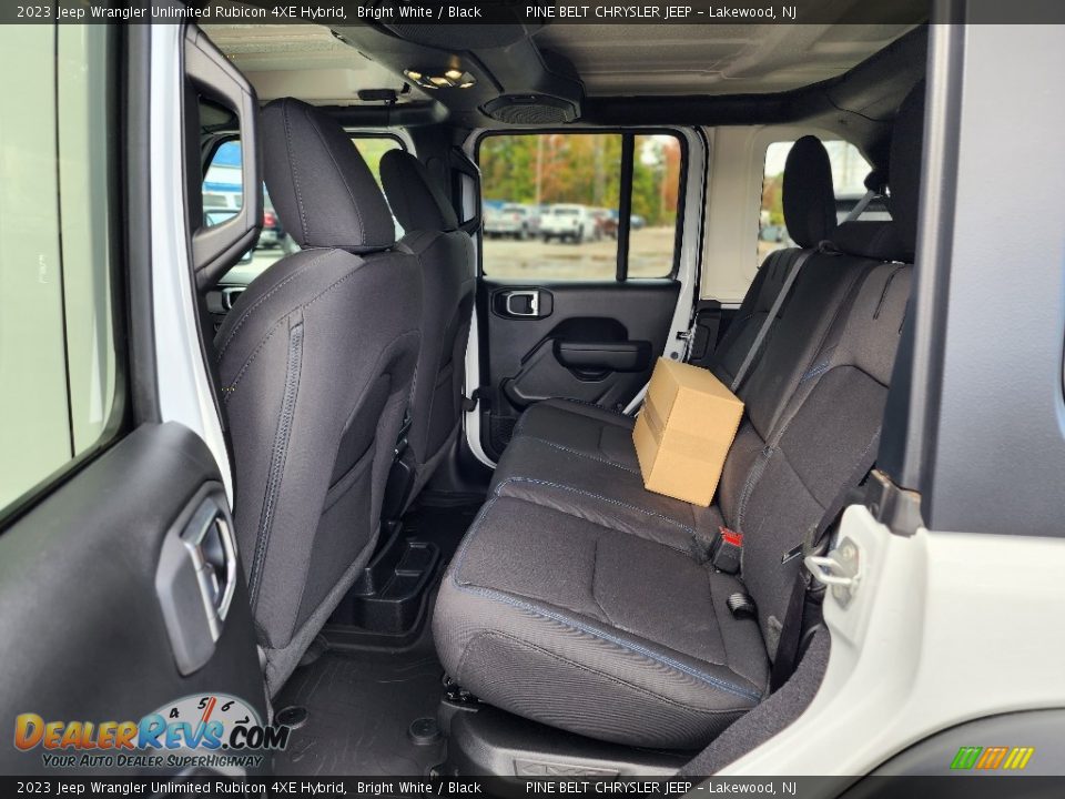 Rear Seat of 2023 Jeep Wrangler Unlimited Rubicon 4XE Hybrid Photo #7