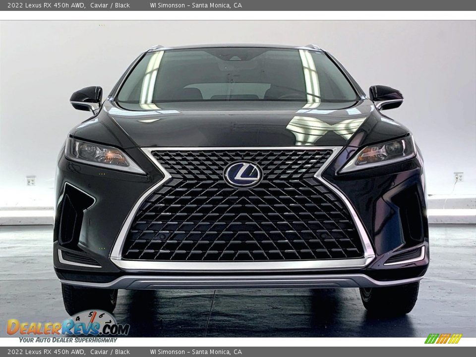 2022 Lexus RX 450h AWD Caviar / Black Photo #2