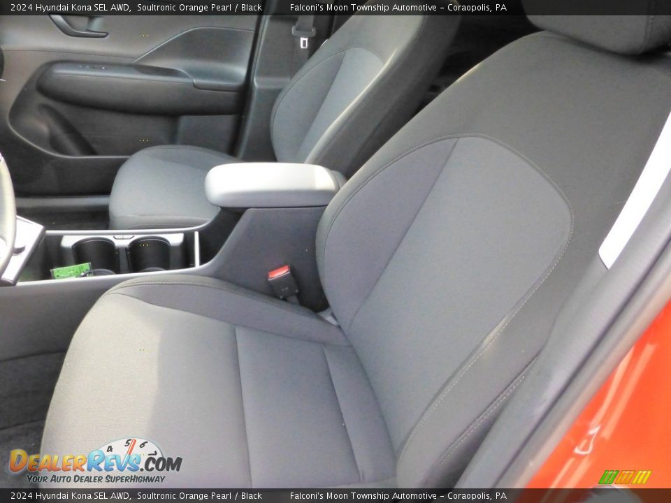 Front Seat of 2024 Hyundai Kona SEL AWD Photo #11