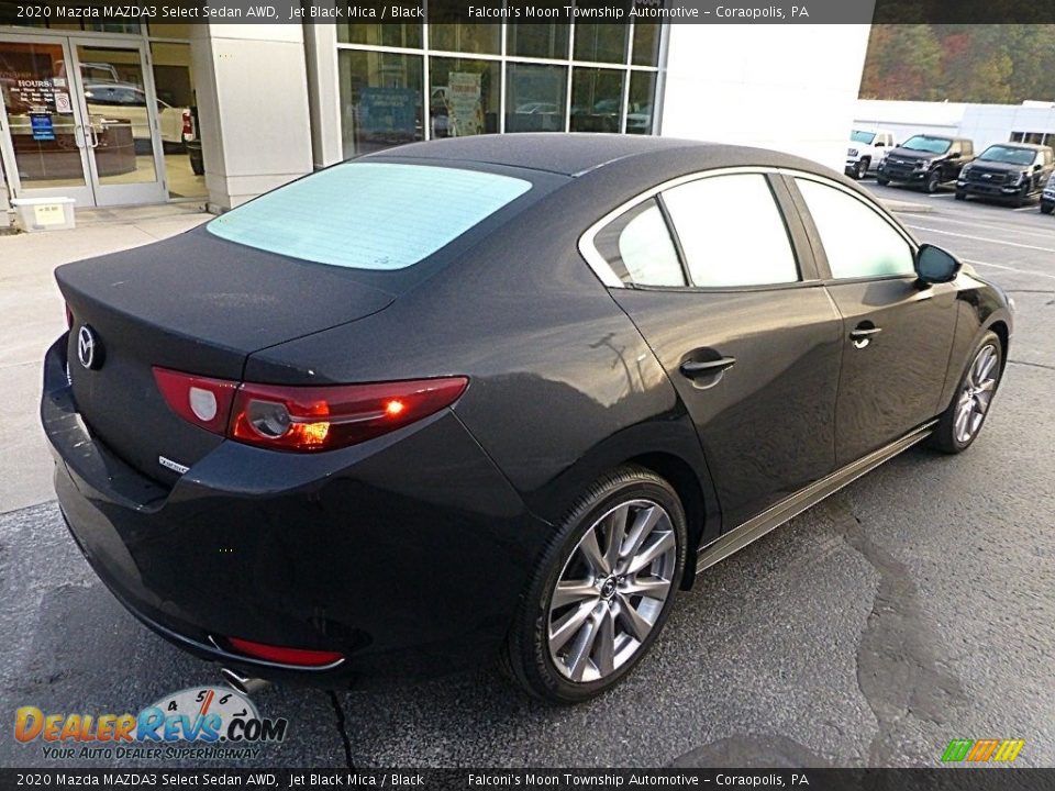 2020 Mazda MAZDA3 Select Sedan AWD Jet Black Mica / Black Photo #2