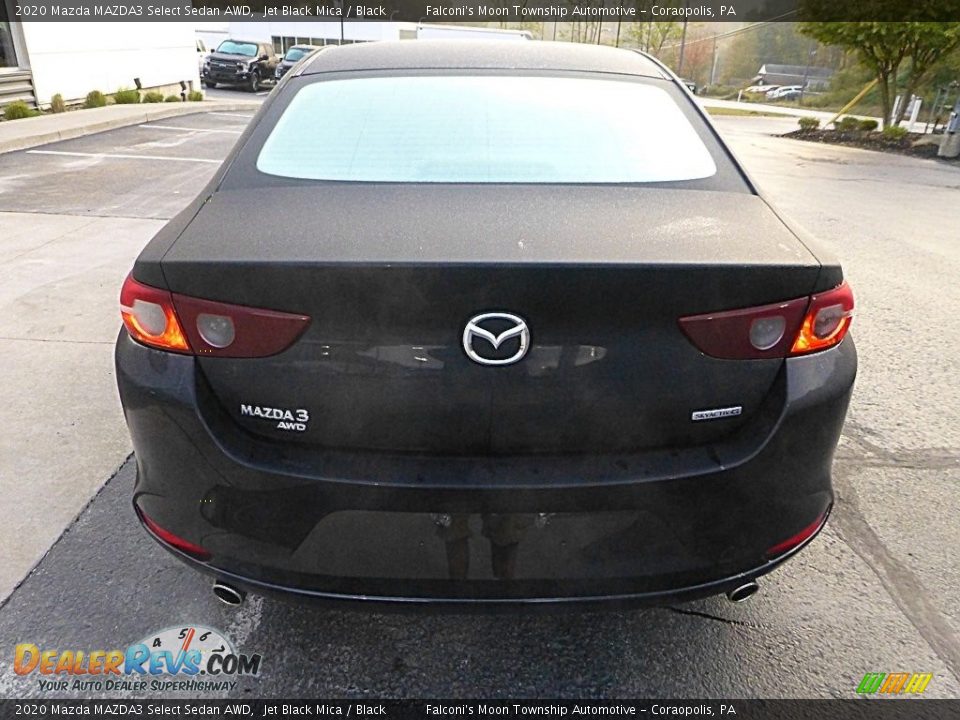 2020 Mazda MAZDA3 Select Sedan AWD Jet Black Mica / Black Photo #3