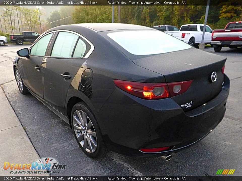 2020 Mazda MAZDA3 Select Sedan AWD Jet Black Mica / Black Photo #4