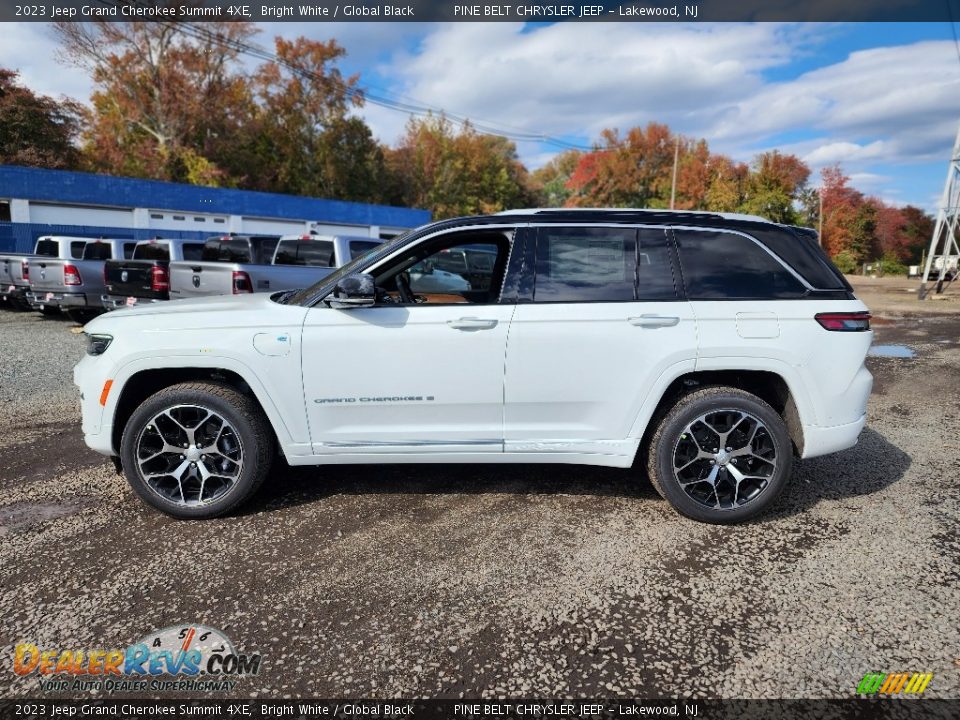 Bright White 2023 Jeep Grand Cherokee Summit 4XE Photo #3