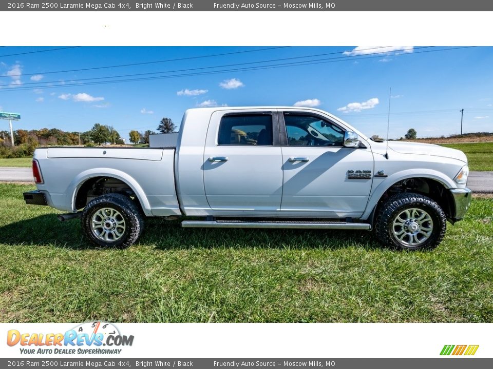 Bright White 2016 Ram 2500 Laramie Mega Cab 4x4 Photo #3