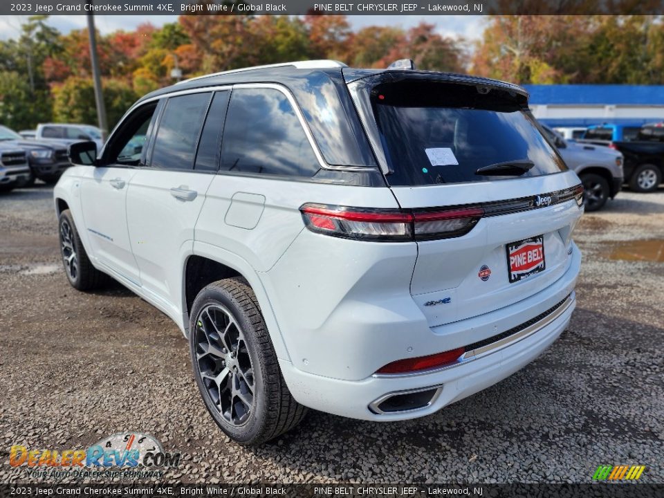 Bright White 2023 Jeep Grand Cherokee Summit 4XE Photo #4